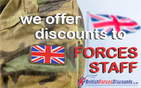 BRITISH FORCES discount BRADFORD